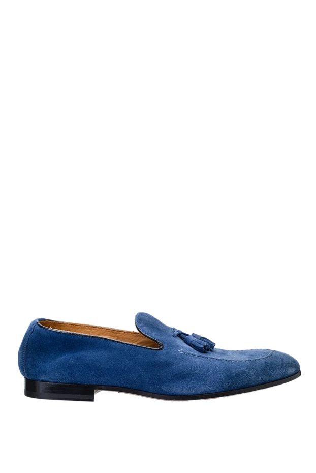 Doucal`s man blue suede loafers for men buy with prices and photos 140235 - photo 1