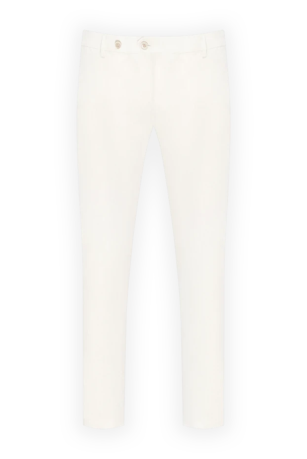 Lubiam man white linen trousers for men buy with prices and photos 140281 - photo 1