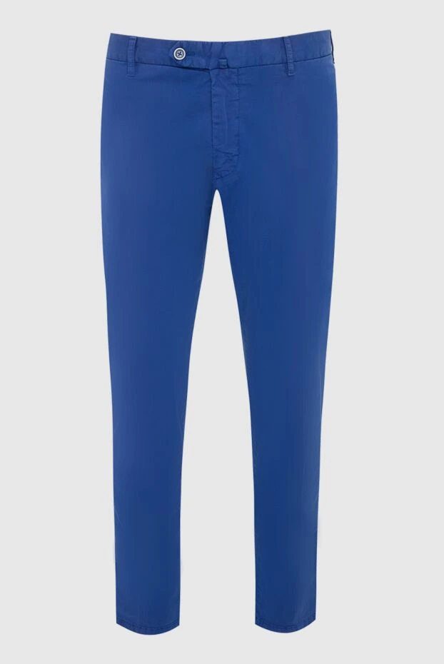 Lubiam man blue cotton trousers for men buy with prices and photos 140283 - photo 1