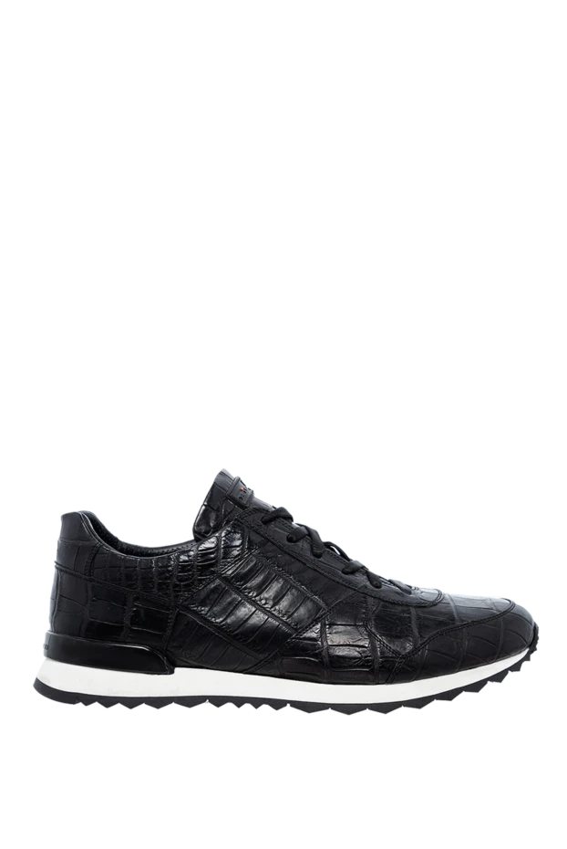 Kiton man black alligator sneakers for men 140308 - photo 1