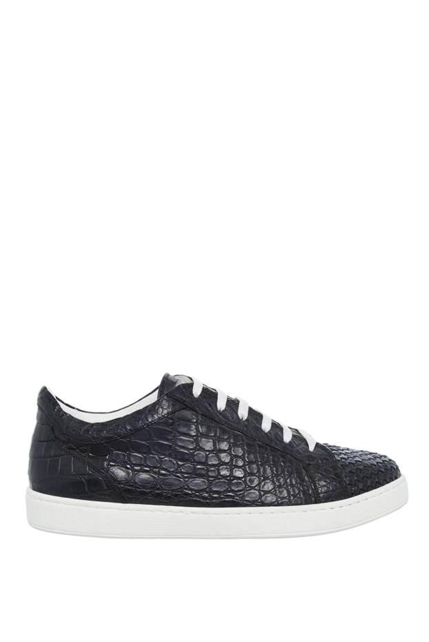 Kiton man black alligator sneakers for men buy with prices and photos 140315 - photo 1