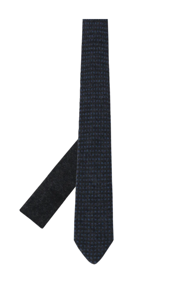 Kiton мужские галстук из кашемира и шерсти синий мужской купить с ценами и фото 140341 - фото 2