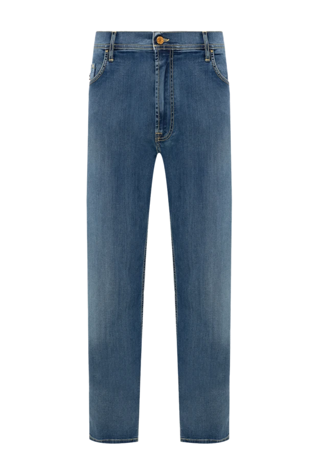 Blue cotton jeans for men - photo 1