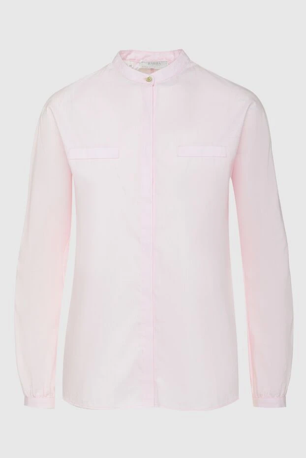 Barba Napoli жіночі рубашка з бавовни рожева жіноча купити фото з цінами 140395 - фото 1