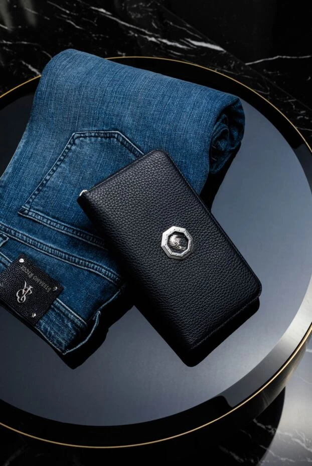 Stefano Ricci джинси з ліоцелу насиченого синього кольору з п'ятьма кишенями 140401 - фото 2