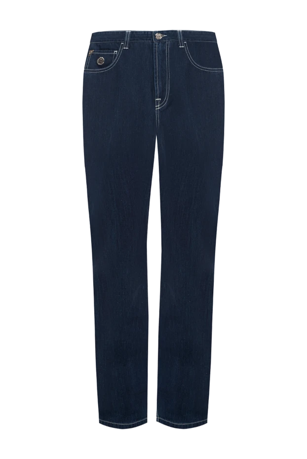 Stefano Ricci джинсы из хлопка синие мужские 140414 - фото 1