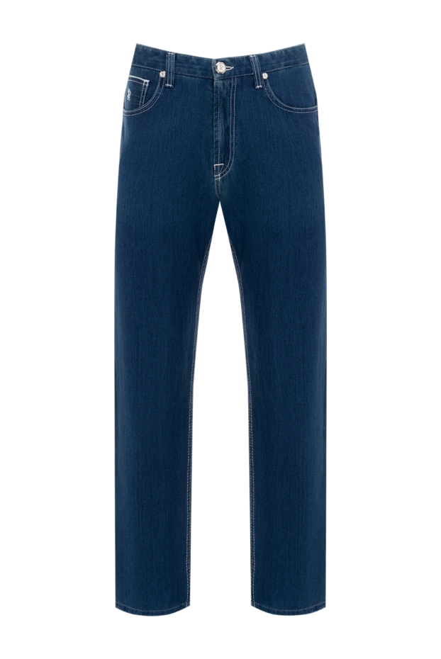 Stefano Ricci джинсы из хлопка синие мужские 140417 - фото 1