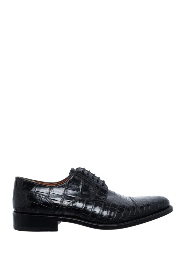 Dami man black crocodile leather men's shoes 140456 - photo 1