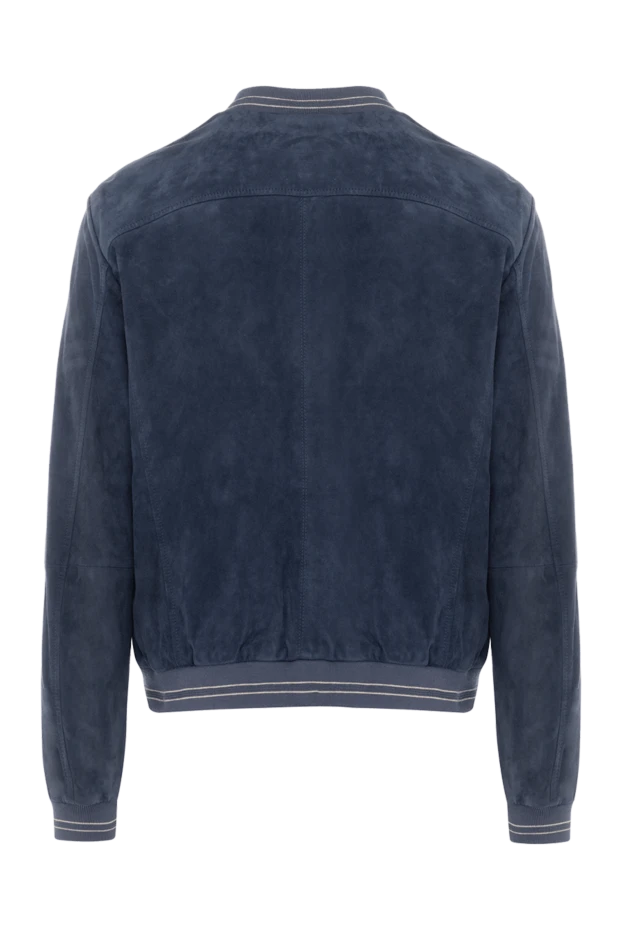 Cesare di Napoli мужские куртка замшевая синяя мужская купить с ценами и фото 140492 - фото 2