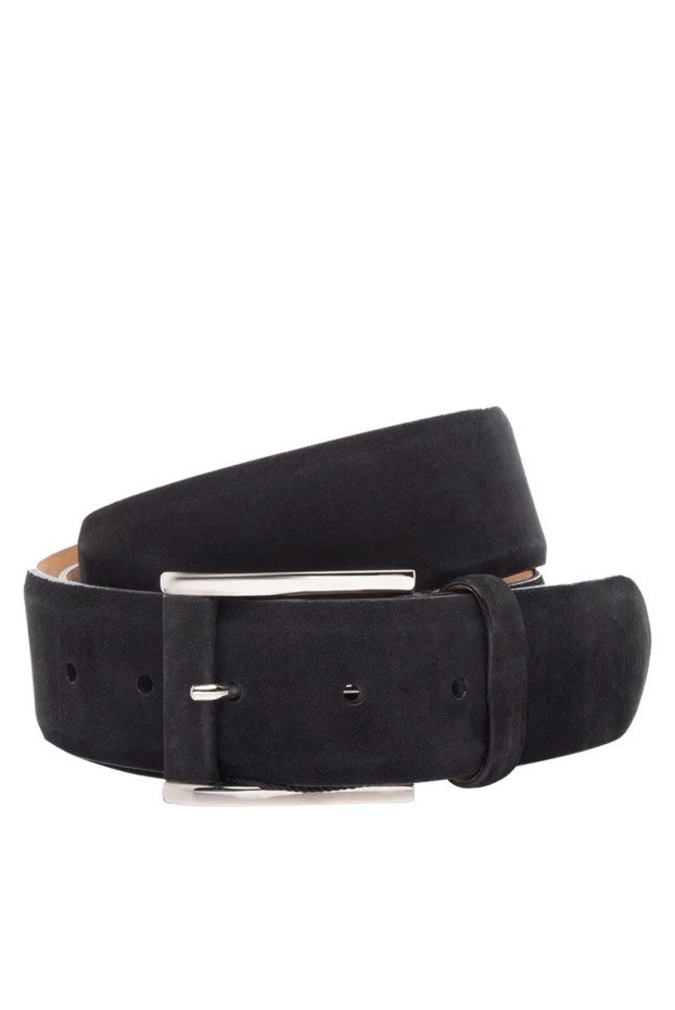 Cesare di Napoli black leather belt for men 140512 - photo 1