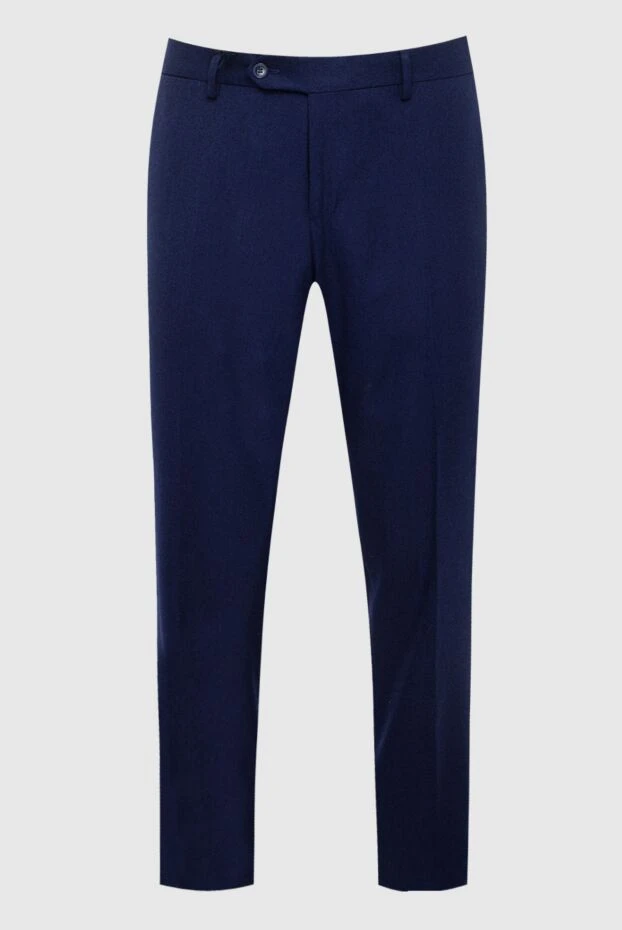 Lubiam man blue wool trousers for men buy with prices and photos 140543 - photo 1