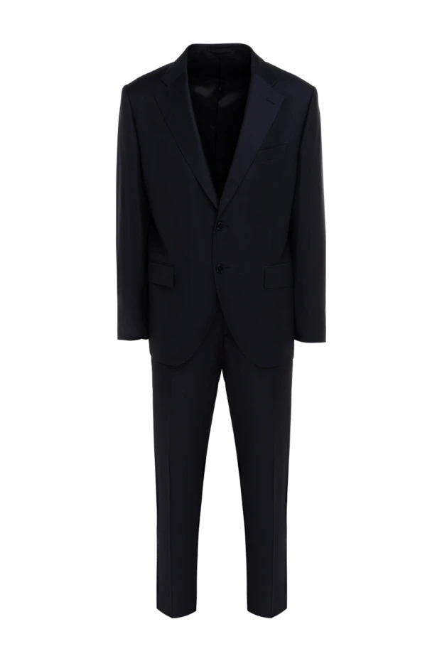 Lubiam man men's suit made of wool, blue buy with prices and photos 140550 - photo 1