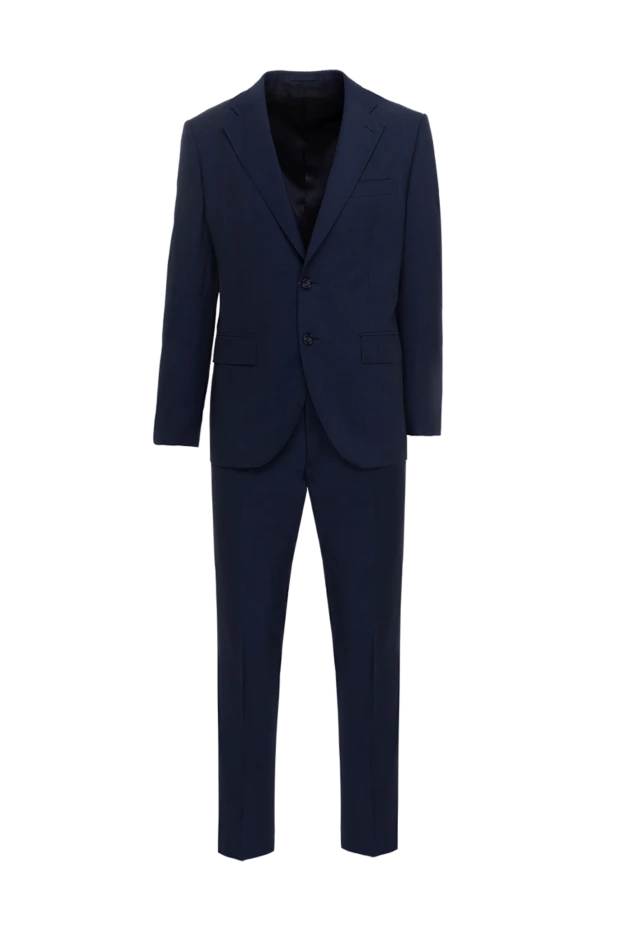 Lubiam man men's suit made of wool, blue buy with prices and photos 140556 - photo 1