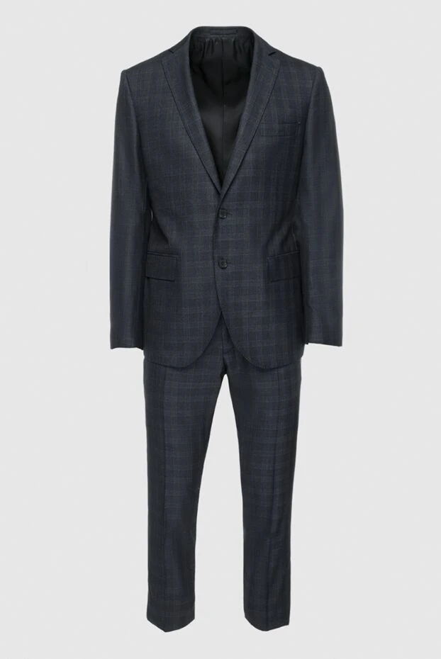 Lubiam man men's suit made of wool and silk, gray buy with prices and photos 140559 - photo 1