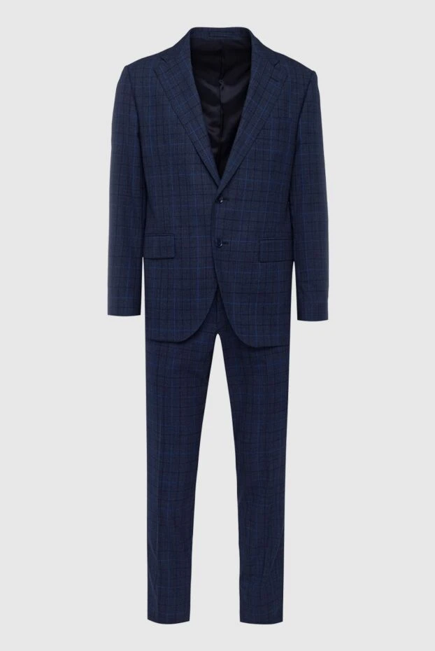 Lubiam man men's suit made of wool, blue buy with prices and photos 140560 - photo 1