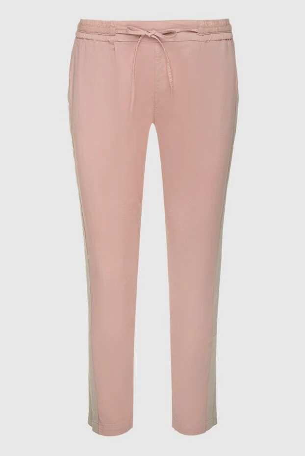 Barba Napoli женские брюки из хлопка розовые женские купить с ценами и фото 140673 - фото 1