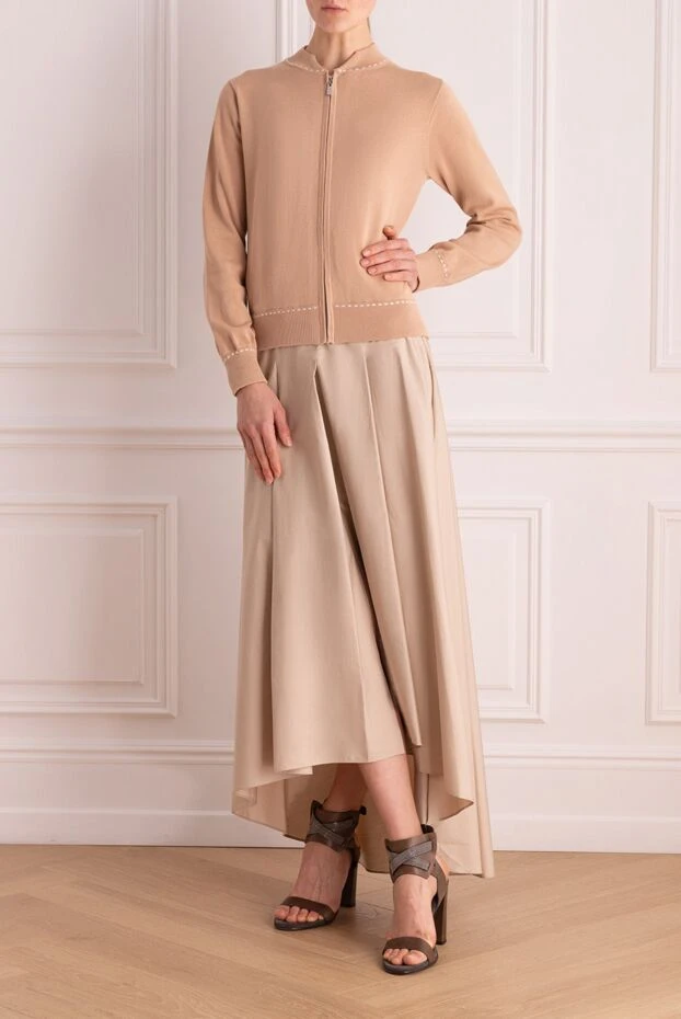 Barba Napoli woman beige cotton skirt for women buy with prices and photos 140677 - photo 2