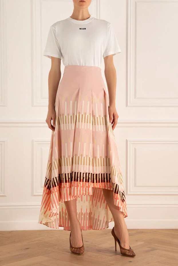 Barba Napoli woman pink cotton skirt for women buy with prices and photos 140679 - photo 2