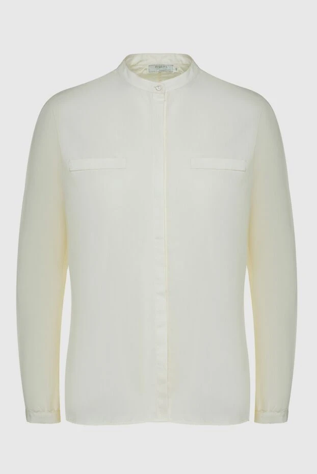 Barba Napoli жіночі рубашка з бавовни біла жіноча купити фото з цінами 140681 - фото 1
