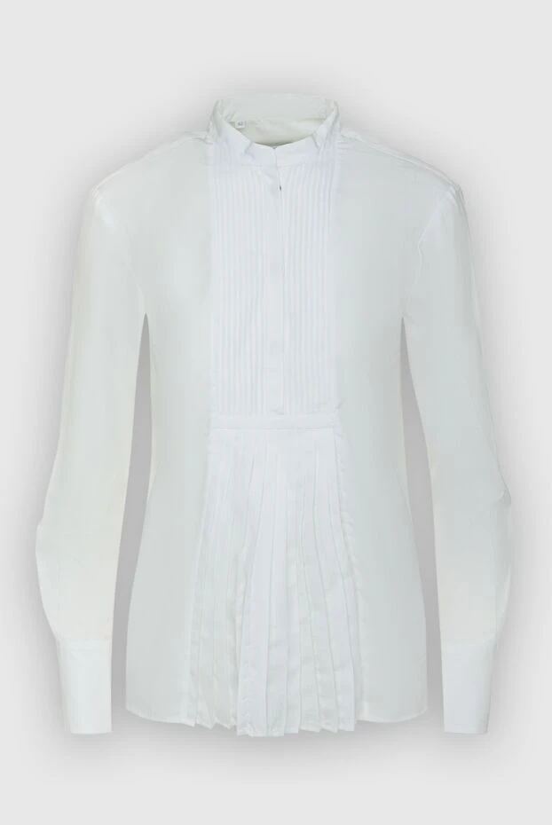 Barba Napoli woman white cotton blouse for women buy with prices and photos 140682 - photo 1