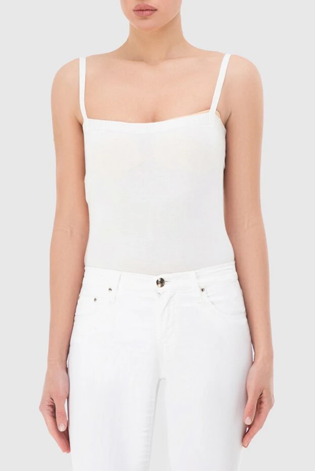 Lucille woman white viscose bodysuit for women buy with prices and photos 140710 - photo 2