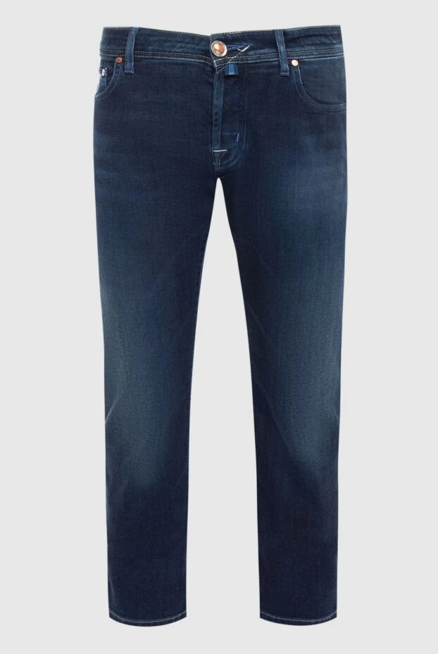 Jacob Cohen мужские джинсы из хлопка и полиэстера синие мужские купить с ценами и фото 140732 - фото 1