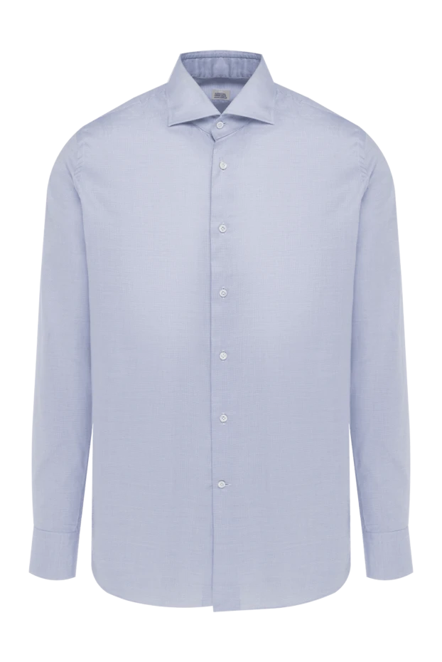 Alessandro Gherardi чоловічі рубашка з бавовни блакитна чоловіча купити фото з цінами 140761 - фото 1