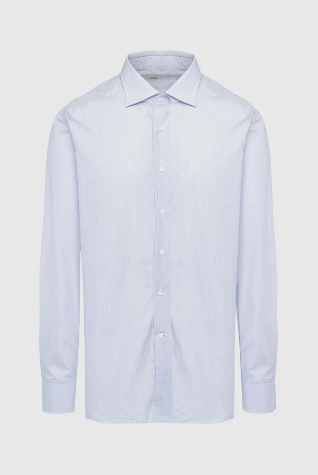 Alessandro Gherardi man blue cotton shirt for men buy with prices and photos 140764 - photo 1