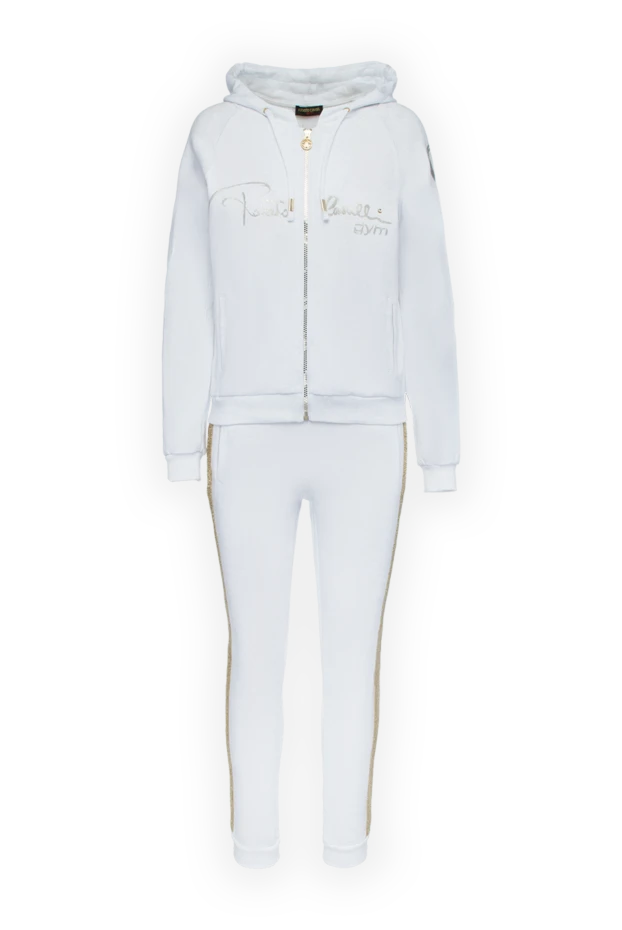 Walking suit made of cotton and elastane white for women