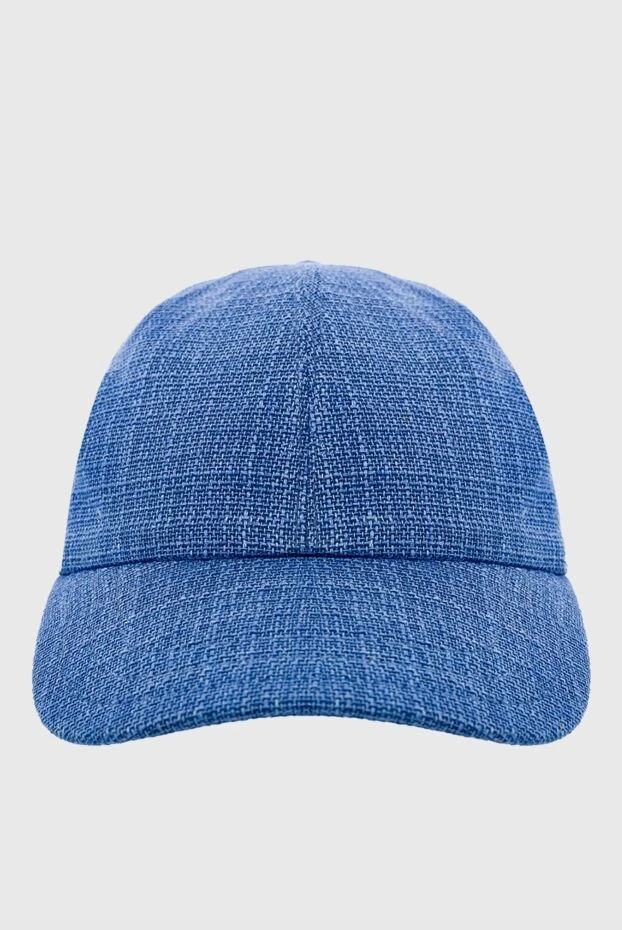 Portaluri мужские кепка из шерсти, льна и шёлка голубая мужская купить с ценами и фото 140799 - фото 1