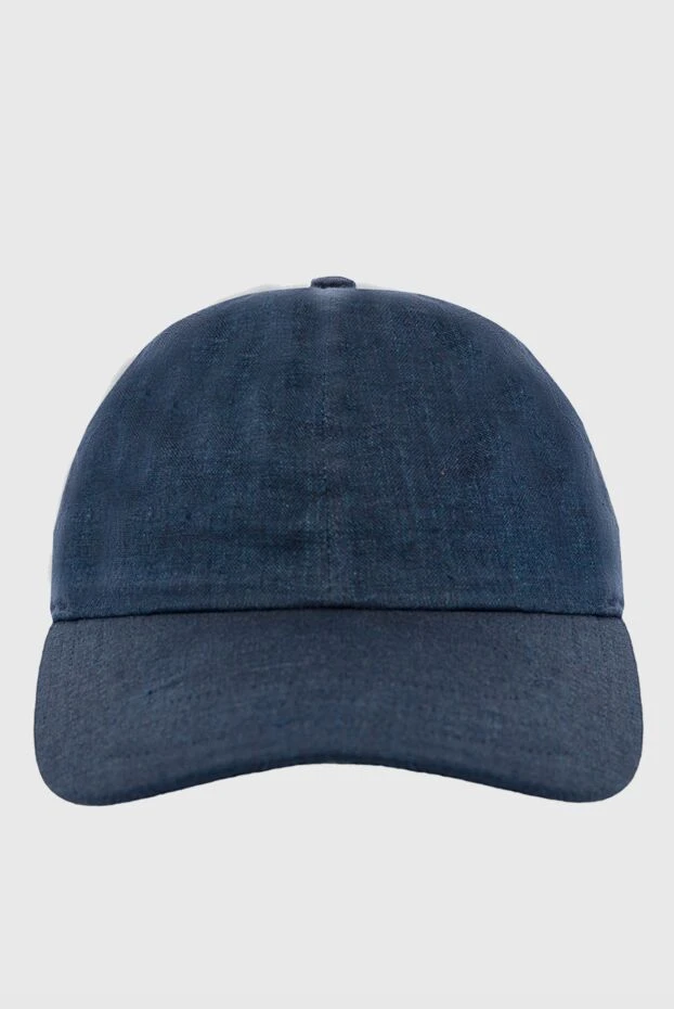 Portaluri мужские кепка из льна синяя мужская купить с ценами и фото 140804 - фото 1