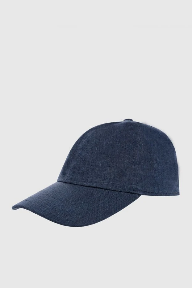 Portaluri man blue viscose cap for men 140805 - photo 3