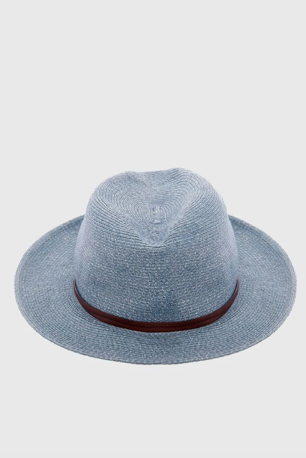 MC2 Saint Barth женские шляпа из льна синяя женская купить с ценами и фото 140917 - фото 1