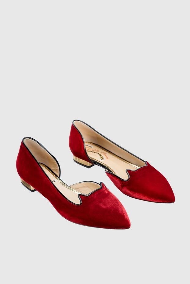 Charlotte Olympia женские туфли женские черные с вырезами в форме ушек 141066 - фото 3