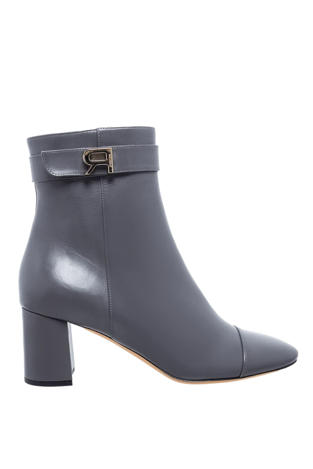Rochas woman gray leather boots for women buy with prices and photos 141074 - photo 1