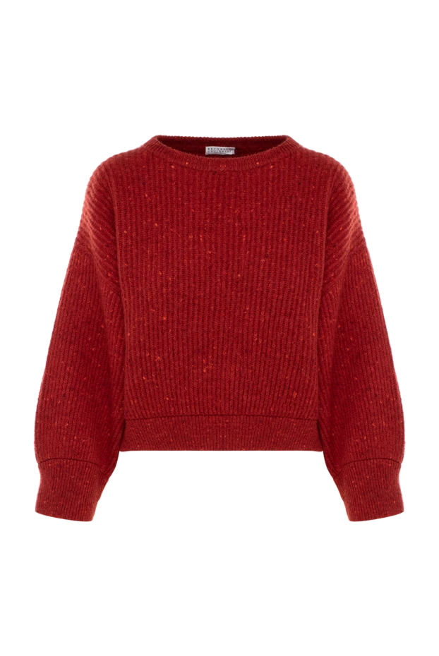 Burgundy jumper for women - photo 1