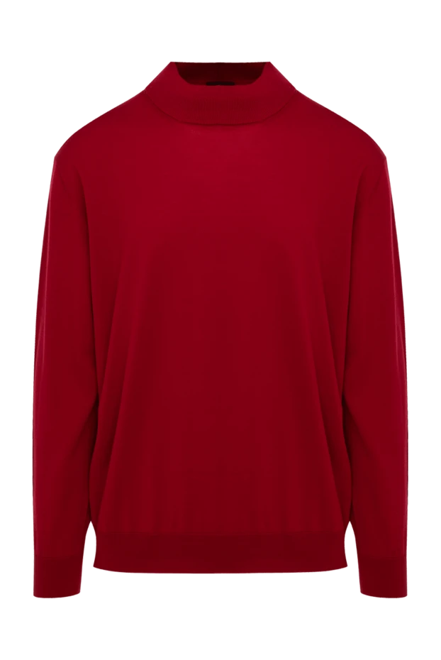 Cesare di Napoli man red wool turtleneck jumper for men buy with prices and photos 141430 - photo 1