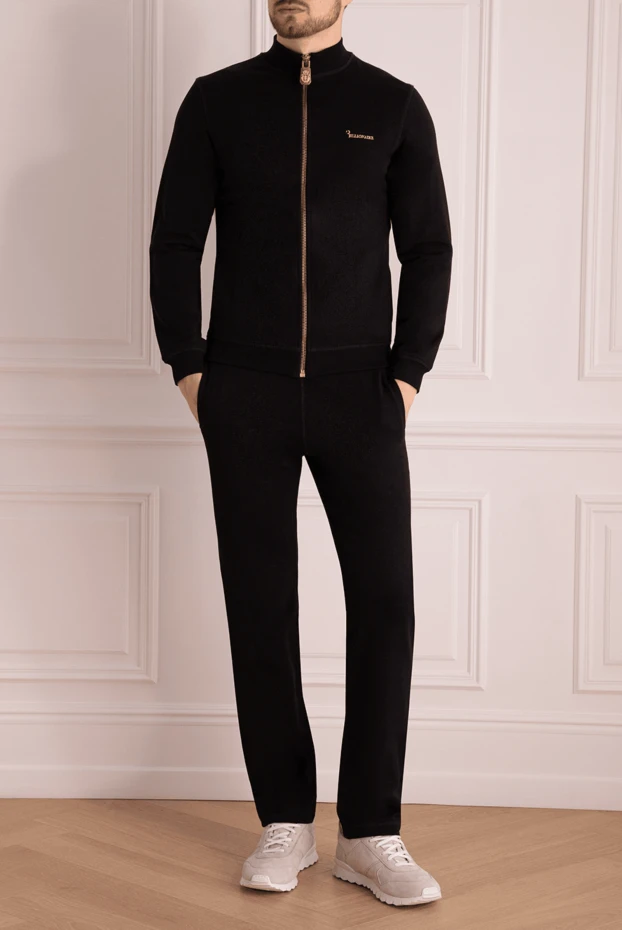 Billionaire man men's sports suit made of cotton and elastane, black buy with prices and photos 141502 - photo 2