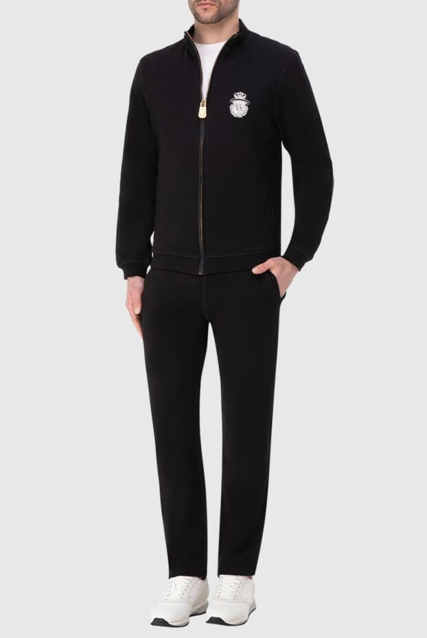 Billionaire man men's sports suit made of cotton and elastane, black buy with prices and photos 141506 - photo 2