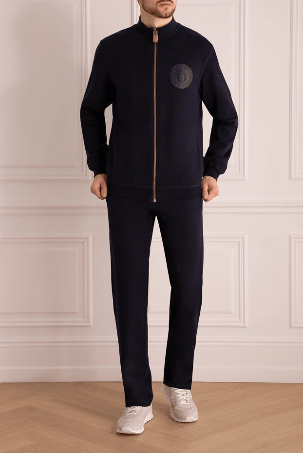 Billionaire man men's sports suit made of cotton and elastane, blue buy with prices and photos 141507 - photo 2