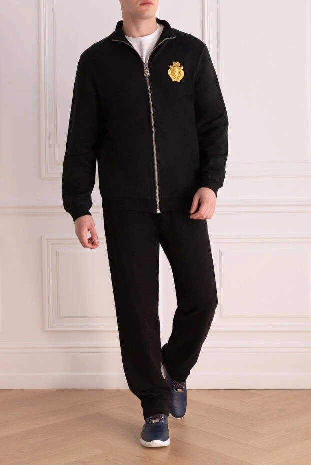 Billionaire man men's sports suit made of cotton and elastane, black buy with prices and photos 141508 - photo 2
