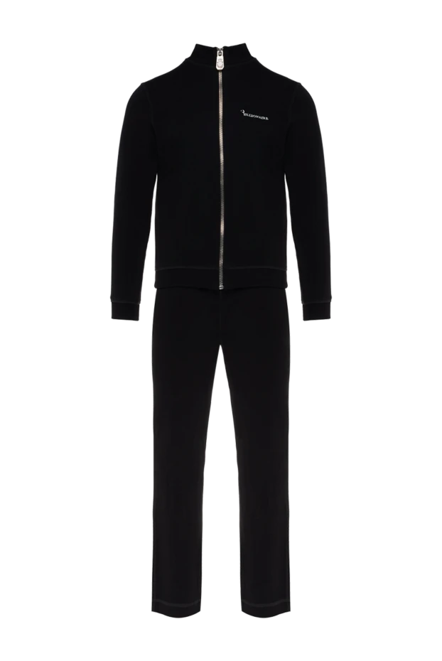 Billionaire man men's sports suit made of cotton and elastane, black 141509 - photo 1