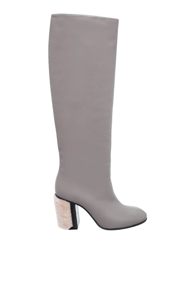 Stephen Venezia woman gray leather boots for women 141542 - photo 1