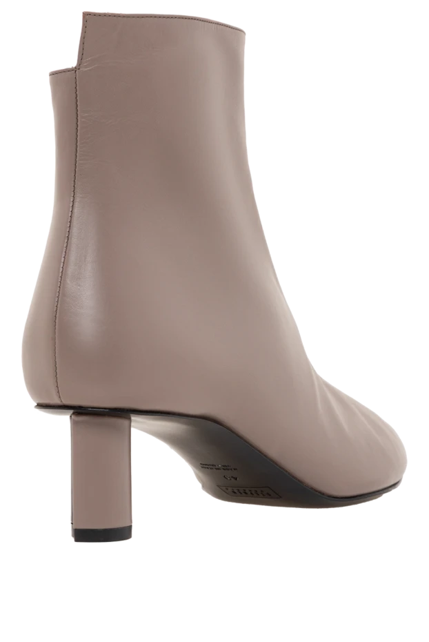 Stephen Venezia women's gray leather boots decorated with fur 141543 - photo 3