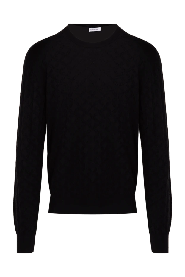 Brioni man black wool jumper for men buy with prices and photos 141560 - photo 1