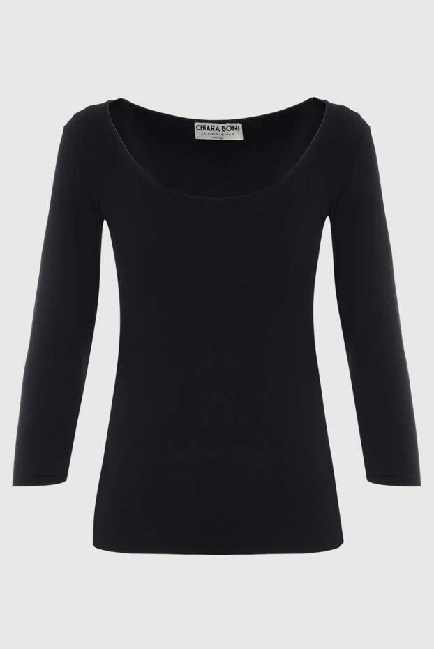 Chiara Boni woman black polyamide and elastane blouse for women buy with prices and photos 141584 - photo 1