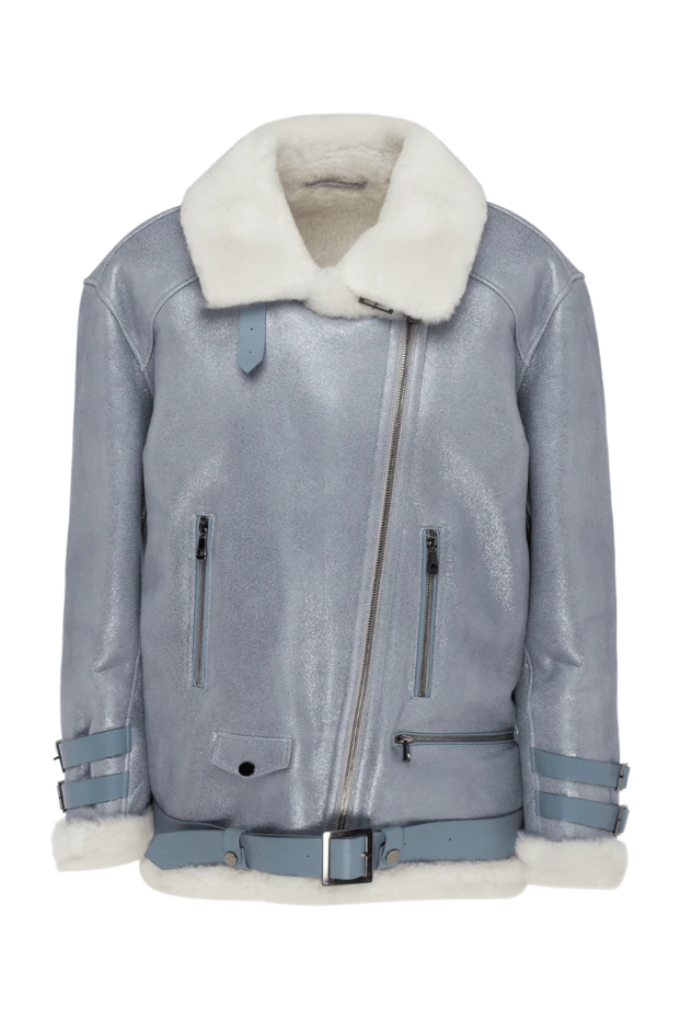 Giorgio&Mario woman women's blue mouton sheepskin coat 141594 - photo 1