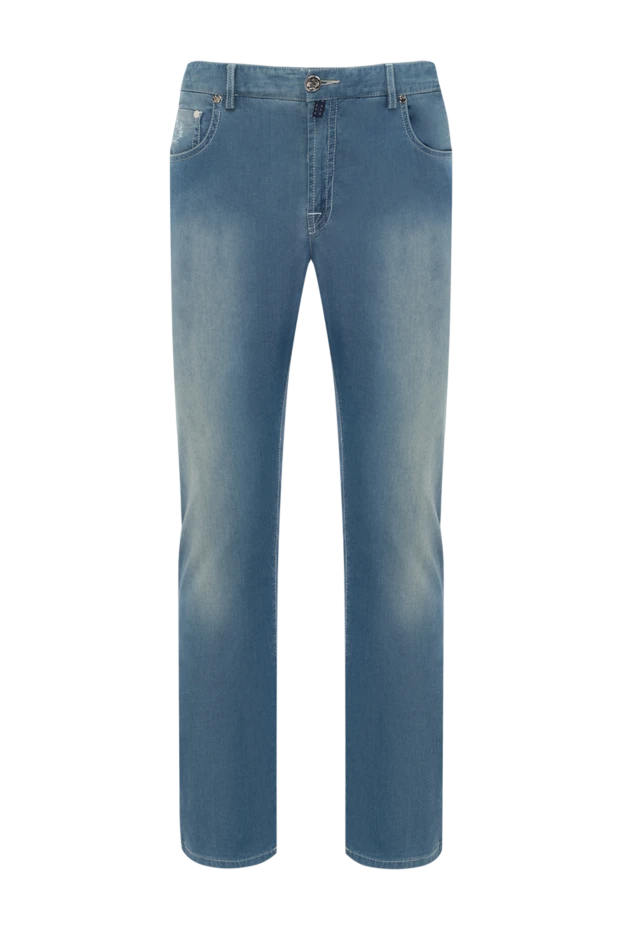 Scissor Scriptor man blue cotton and viscose jeans for men 141719 - photo 1