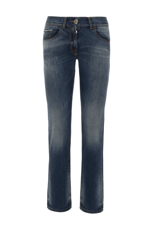 Scissor Scriptor женские джинсы из хлопка синие женские купить с ценами и фото 141736 - фото 1