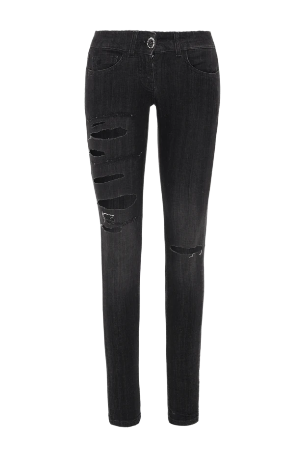 Scissor Scriptor женские джинсы из хлопка черные женские купить с ценами и фото 141738 - фото 1